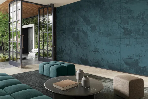 Neo-Chinoiserie Style Wallcoverings 2 - Electric Engraving